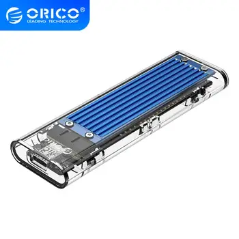 ORICO 10Gbps Typ-C SSD Krytu M. 2 NVMe/SATA Mobilný Pevný Disk Prípade Externé SSD Box Podporu 2TB pre Windows, MAC, Linux