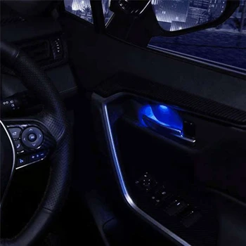 Pre Toyota RAV 4 toyota RAV4 2019 2020 5. Interiérové Dvere Miska Lampa Refitting Rukoväť Led Atmosféru Svetla Auto Okolia Dekoratívne Lampy