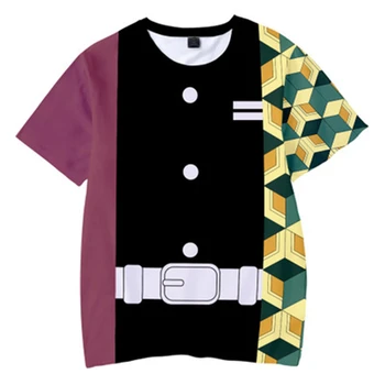 Démon Vrah 3D Chlapec T-Shirt Funny T-shirts Módne Hip Hop Démon Vrah Lete Vytlačené Dieťa Streetwear Dievčatá Voľný čas Tees Topy