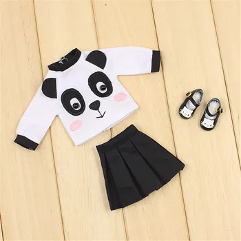 DBS Blyth bábiky Oblečenie Panda tému sukne, dve dielna sada, vhodná pre 1/6 30 cm ĽADOVEJ spoločné normálne Azone telo bábiky