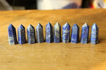 10 Ks Drobné Prírodné Modré Lapis Lazuli Crystal Bodov Leštené Uzdravenie Doprava Zadarmo