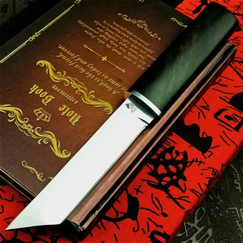 PEGASI Pribrala zrkadlo ostré samuraj meč vysoko kvalitné outdoor, lov rovno taktický nôž kolekcie darček nôž