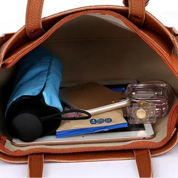 ženy taška Módu Bežné Obsahovať Štyri balíky Luxusné kabelky Dizajnér tašky cez Rameno, tašky pre ženy 2019 Kompozitné taška bolso 7J2