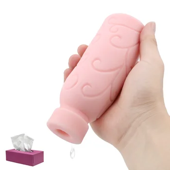 Fľaša Tvar Mužského Masturbácia Pohár Ústne Fajčenie Sexuálne Hračky pre Mužov 3D Umelé Vagíny, Erotické Dospelých Sex Produkty