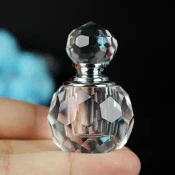 Prenosné Naplniteľné 1ML Aspekt Kolo Crystal Attar Olej Parfum Fľašu Dekoratívne Základné Fľašu