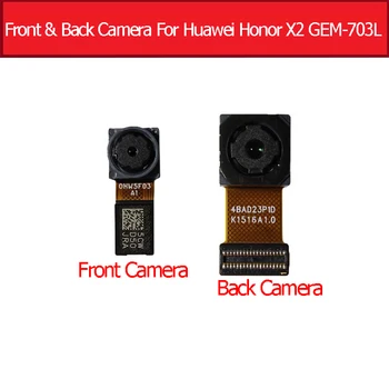 Predné & zadné Zadné Hlavný Fotoaparát Flex Kábel Pre Huawei honor X2 MediaPad GEM-703L GEM-702L GEM-703LT Malé Veľké Modul Kamery Časti