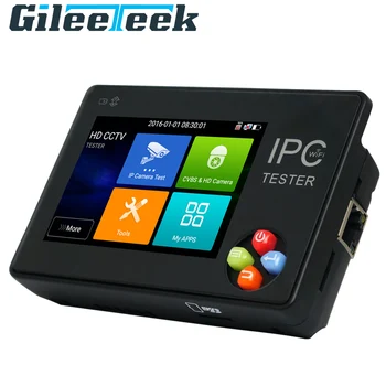 Cctv Tester Monitor IPC-1600 Plus Plný 4K IP Analógový CVI TVI AHD Fotoaparát, 3,5 palcový Cctv Tester Media Player IP Kamera Tester