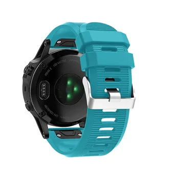 Watchband Popruh pre Garmin Fenix 5X/3-LR/3 Smart hodinkám Silikónové Rýchle Uvoľnenie Jednoduché nosenie náramku Šport Nahradiť Band