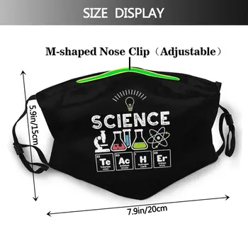 Učiteľ vedy Maska Unisex Non-Jednorazové Anti Haze Proti Prachu Ochrana Respirátor Masky s Filtrami