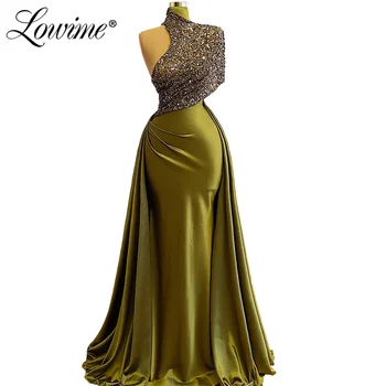 Zelená Morská Víla Blízkom Východe Večerné Šaty Formálne Šaty 2020 Abendhttpder Elegantné Velvet Celebrity Party Šaty Prom Šaty