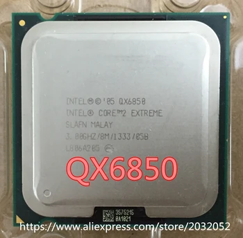 Intel Core 2 Extreme QX6850 3.00 GHz, 8MB 1333MHz CPU LGA775 (pracovné Doprava Zadarmo)