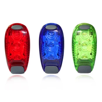 Prenosné Multifunkčné Bezpečnosti Alarmujúce Lampa LED Svetlo, Až Bezpečnostný Klip na Beh a Jogging Noc Bicykel Bicykel Zadné Svetlo 1Pc
