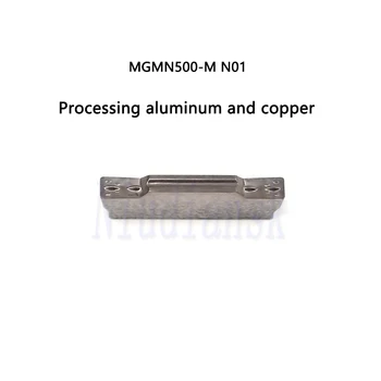 10PCS MGMN500 MRMN500 MGGN500 vysokú kvalitu pôvodnej karbidu vložiť kovov CNC Sústruh nástroj na sústruženie vložiť zapichovanie rezného nástroja
