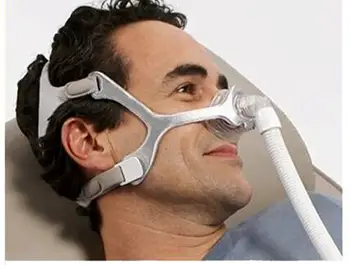 Nové Wisp Minimálny Kontakt Maska Nosné Masky s Textílie Rám Dýchacie Prístroje Na Spánkovej Apnoe Nosovej Anti Chrápanie