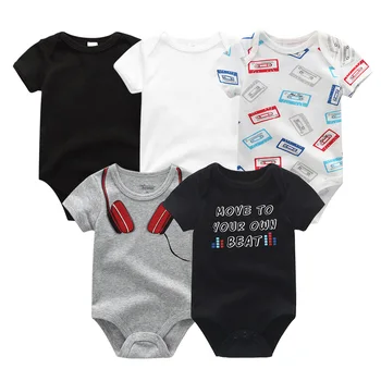 2021 5 KS/Veľa Baby Chlapci Oblečenie Jednorožec Dievčatá Oblečenie Kombinézach, Baby, Dievčatá Oblečenie 0-12M Novorodenca Bavlna Roupas de bebe