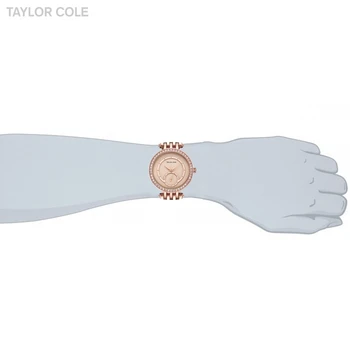 Módne Značky Taylor Cole Rose Golden Lady Ženám Dátum Quartz Nehrdzavejúcej Kapela Crystal Hodinky Relogio Feminino náramkové hodinky /TC133