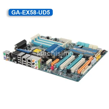 GIGABYTE GA-EX58-UD5 ploche Dosky LGA 1366 Core i7 DDR3 24G USB3 SATA3 ATX 24GB X58 UD5 EX58-UD5 Použité Pôvodné Doske