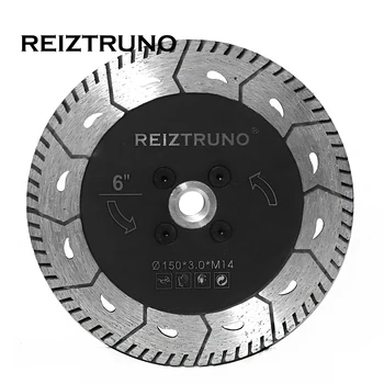 REIZTRUNO 150mm Dual Turbo kotúčová Píla rozbrusovacia píla Diamantové Brúsne Koliesko Uhol Brúska pílových listov pre žula betón s prírubou