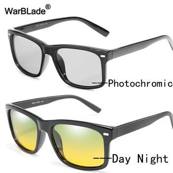 WarBLade Nové Polarizované Photochromic slnečné Okuliare Mužov Nočné Videnie Slnečné okuliare Deň Noc Okuliare Proti oslneniu Jazdy Okuliare Okuliare