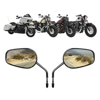 Motocykel Spätné Zrkadlá Pre Harley Turné Road King Sportster XL883 1200 Dyna Softail 8mm