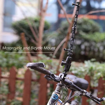 TUYU Riadidlá Motocykla Zrkadlo Mount Zväzok Držiak Bicyklov, Držiak pre Kamery GoPro Insta 360 One X, One R Príslušenstvo