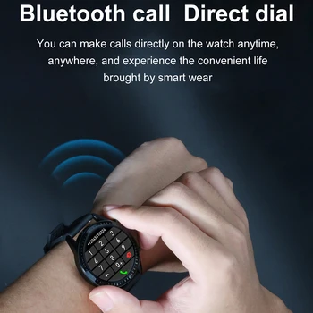 LIGE Telefón Bluetooth Smart Hodinky Mužov Nepremokavé Športové Fitness Hodinky Zdravia, Sledovanie Počasia, Zobrazenie 2020 Nové smartwatch Žena