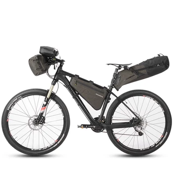 Veľkú Kapacitu Cyklistické tašky Rainproof Trojuholník Predný Rám Vak, Reflexné Tužidlové MTB Bike Balík Nepremokavé Cyklistické Puzdro