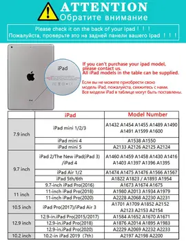 Roztomilý Králik Pre iPad Vzduchu 3 Prípadoch, 360° Otočná Kožené Späť Funda Ochranné Kryty iPad 7. Generácie Prípade iPad Pro 12.9 2020