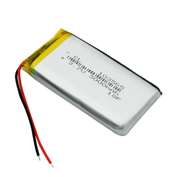 1/2/4Pcs 103565 3,7 V lítium-polymérová batéria 3000 mah DIY mobilné energetické nabíjanie poklad batérie Pre DVD, GPS, PSP Kameru E-book