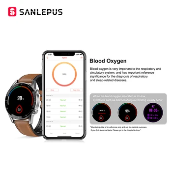 SANLEPUS Bluetooth Hovor Smart Hodinky 2020 NOVÉ Smartwatch Pre Mužov, Ženy, Vodotesný IP68 Šport Fitness Náramok Pre Android a Apple