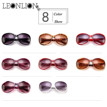 LeonLion 2021 Gradient Klasické Nadrozmerné Okuliare Ženy Značky Dizajnér Dámske Slnečné Retro Okuliare UV400 Okuliare Feminino