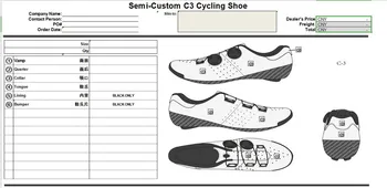 Semi Prispôsobené Cyklistické Topánky Tepla Moldable 3 K Uhlíkových Vlákien Cestnej Bike Teniska Šnúrky Self-locking Termoplastické Cyklistické Topánky