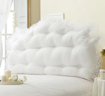 Kórejský princezná posteľ operadla posteľ, vankúš, bavlna big snow white big double vankúš umývateľný