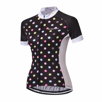 Cyklistický Dres Ženy cyklistické oblečenie požičovňa top Ropa Ciclismo maillot Žena MTB krátky rukáv Team Racing T-shirt Športové oblečenie