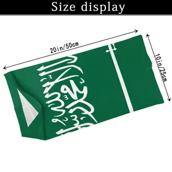 Saudská Arábia Vlajka Tvári Šatku S 2 Ks Filtrom Multi-purpose Šatku hlavový most na koni maska