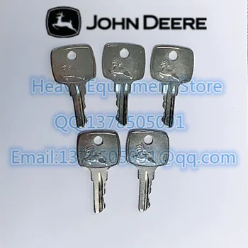 5 KS JD Kľúč Pre John Deere Multiquip a Indak Zariadenia Zapaľovanie Začať Starter AT195302 DAR51481 AR51481 DAT195302