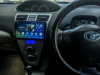 Android 10.0 GPS Navigácia, Rádio DVD Prehrávač pre Toyota VIOS na obdobie 2008-2013 Video Prehrávač, Stereo Headuint GPS mapa Postavený v Carplay dsp