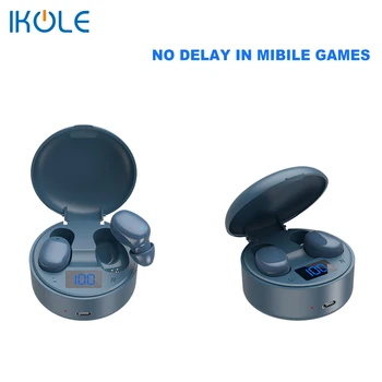 IKOLE TWS Bluetooth 5.0 WirelessEarphones S LCD Displejom Plnenie Cass Stereo HIFI Hlboký Bas Športové Vodotesné Slúchadlá Slúchadlá