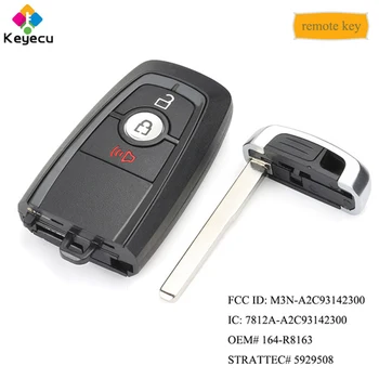 KEYECU Nahradenie Keyless Entry Smart Remote Kľúč - 315MHz - FOB pre Ford Edge Fusion F250 F350 F450 2017 2018 OEM#: 164-R8163