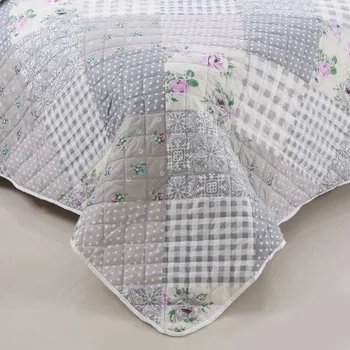 1PCS loverly domov decoated elegantné módne Kvetinový prešívaný cubrecama prehoz deka prehoz cez posteľ Obliečky lete