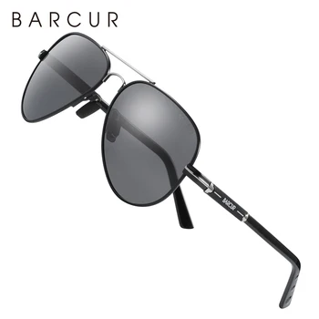 BARCUR Polarizované Mens slnečné Okuliare Pilot, Slnečné Okuliare pre Mužov príslušenstvo Jazdy Rybolov, Turistika Okuliare Oculos Gafas De Sol