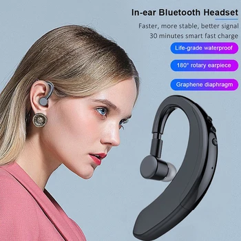 Y10 TWS Bluetooth 5.0 Bezdrôtové Slúchadlá Stereo Ucho Športové Slúchadlá Business Jazdy Handsfree Headset S Mikrofónom