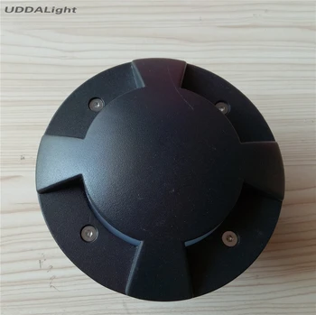 10pcs/lot 1-4side osvetlenie podzemné IP67 68mm 78 mm 100 mm 120 mm 1w 3w 5w krok svetlo