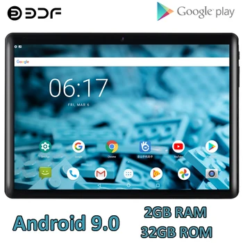 Tablet 10.1 Palcový Nový Android 9.0 štvorjadrový Tablet Pc s Dual SIM Kariet, 2 GB RAM, 32GB Telefón Volanie Tab Tabliet 10 Pulg