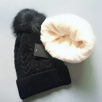 Kvalitné Zimné Klobúk Bavlna Zahustiť Zime Teplé Čiapky klobúk Pre Módu Unisex Pletené Čiapky Kapoty