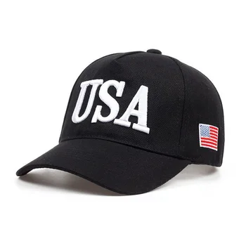 2019 novú Vlajku USA Čiapky Muži Ženy Baseball Cap zahusťovanie USA Muži Ženy Golfový klobúk Vonkajšie nastaviteľné otec čiapky
