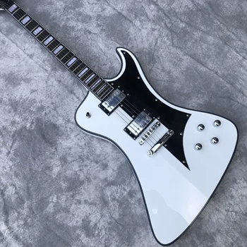 Prispôsobený elektrická gitara, 2020 new horúce predaj elektrickú gitaru, biela pochrómovaný hardware, farby a logo môže byť customiz