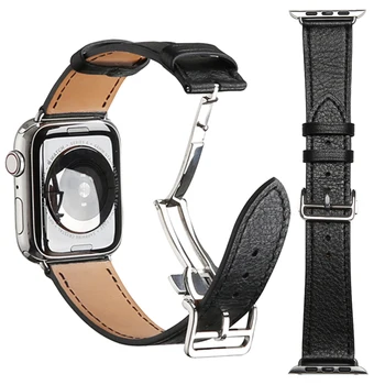 Platné apple hodinky remienok Hermes súbory na Apple hodinky remienok S4 mäkké kožené príliv iwatch 2/3 generácie žena muž iphone série tide