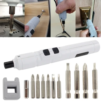Mini Elektrický Skrutkovač USB Nabíjanie Prenosných skrutkovača Bezšnúrových elektrických Skrutkovač, Vrták, Magnetické skrutkovača Opravy G8TB