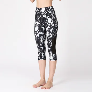 2020 Nový Štýl Jogy Nohavice dámske Fitness Oblečenie 3D Tlač Športové Bežecké 7 Strečové Nohavice Slim Nohavice